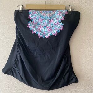 Coastal Cove Strapless Swim Top NWOT Size 14